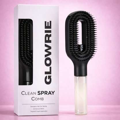 Rozčesávací kartáč s rozprašovačem vody Glowrie™