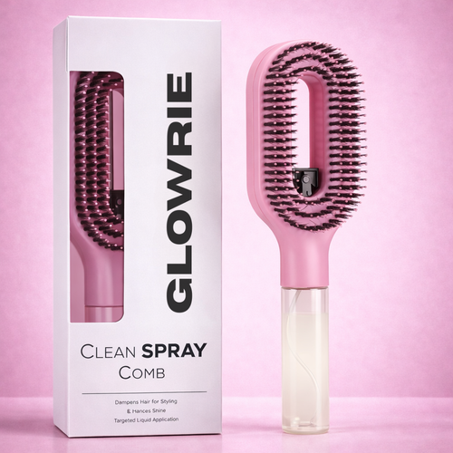 Rozčesávací kartáč s rozprašovačem vody Glowrie™