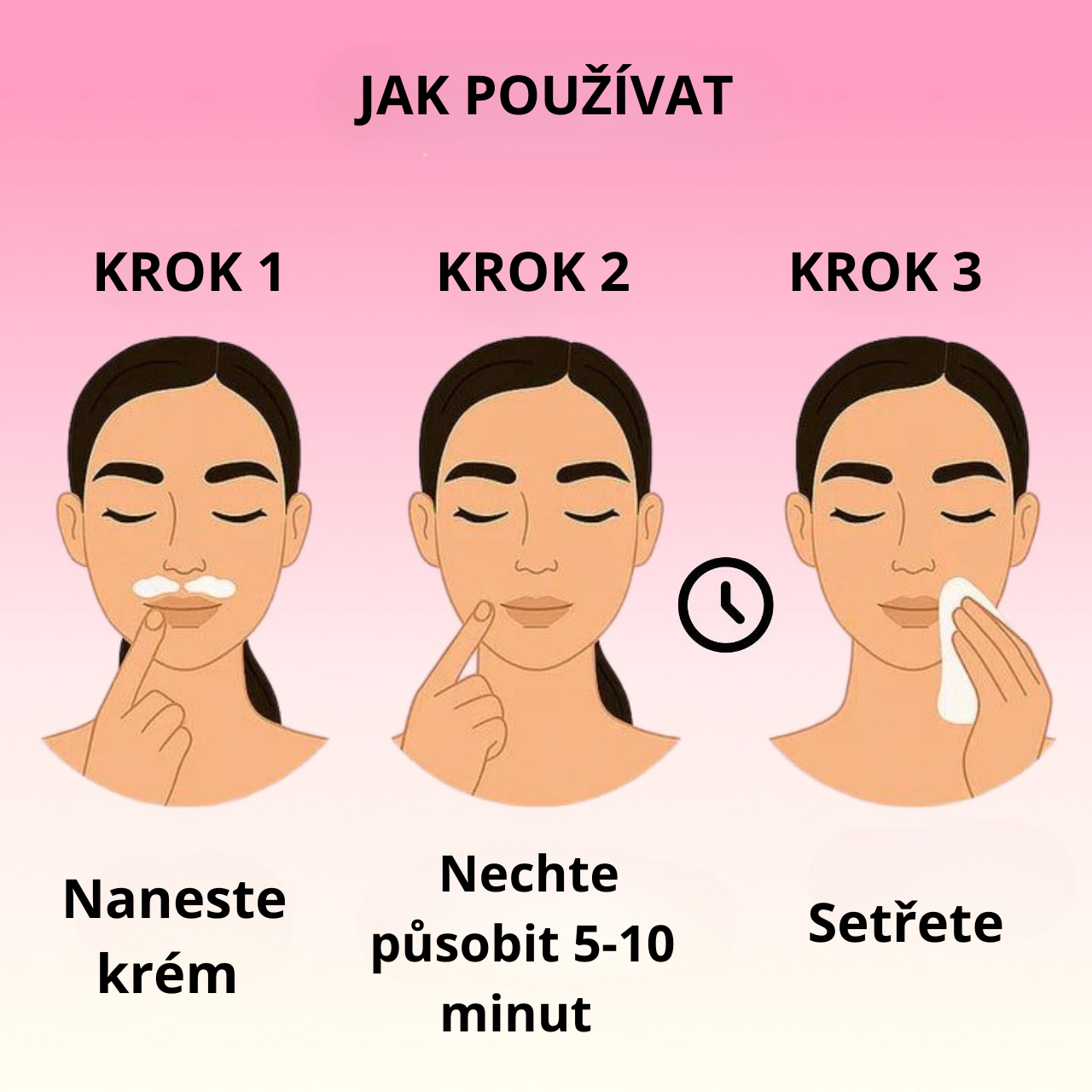 Sada na okamžité odstranění chloupků