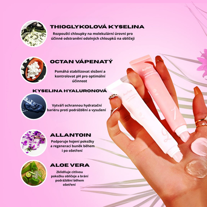 Sada na okamžité odstranění chloupků