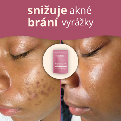 rozjasňující tampony s kurkumou a kyselinou kojovou