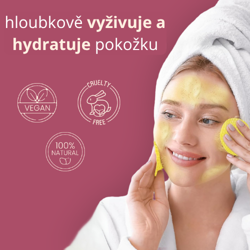 rozjasňující tampony s kurkumou a kyselinou kojovou